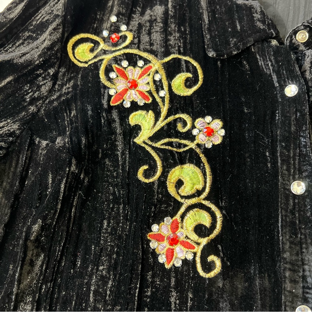 Beautiful Vintage Roper Blouse Embroidery Size 2X - Picture 8 of 11